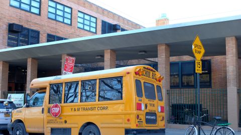 Bus escolar en Nueva York.