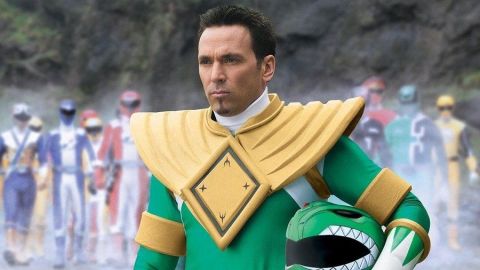 Jason David Frank como el Power Ranger verde