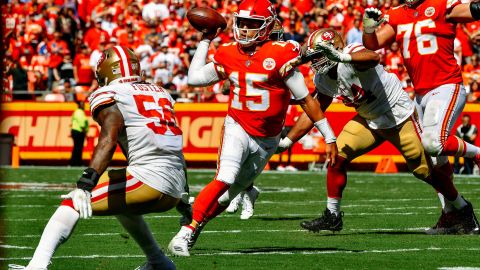 Los Chiefs vencieron a los 49ers el 23 de septiembre de 2018 por 38-27.