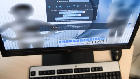 Plataforma de pornografía infantil/Archivo.