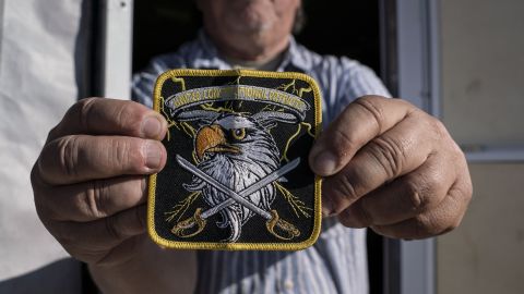 Emblema del grupo paramilitar United Constitutional Patriots.