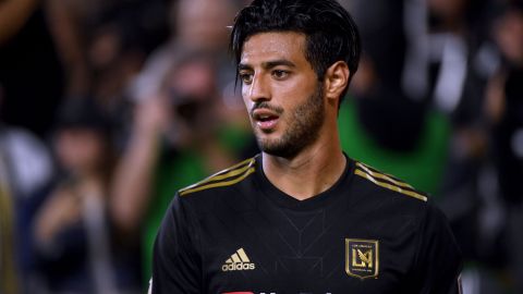 Se nota que el jugador de Los Angeles FC se divierte.