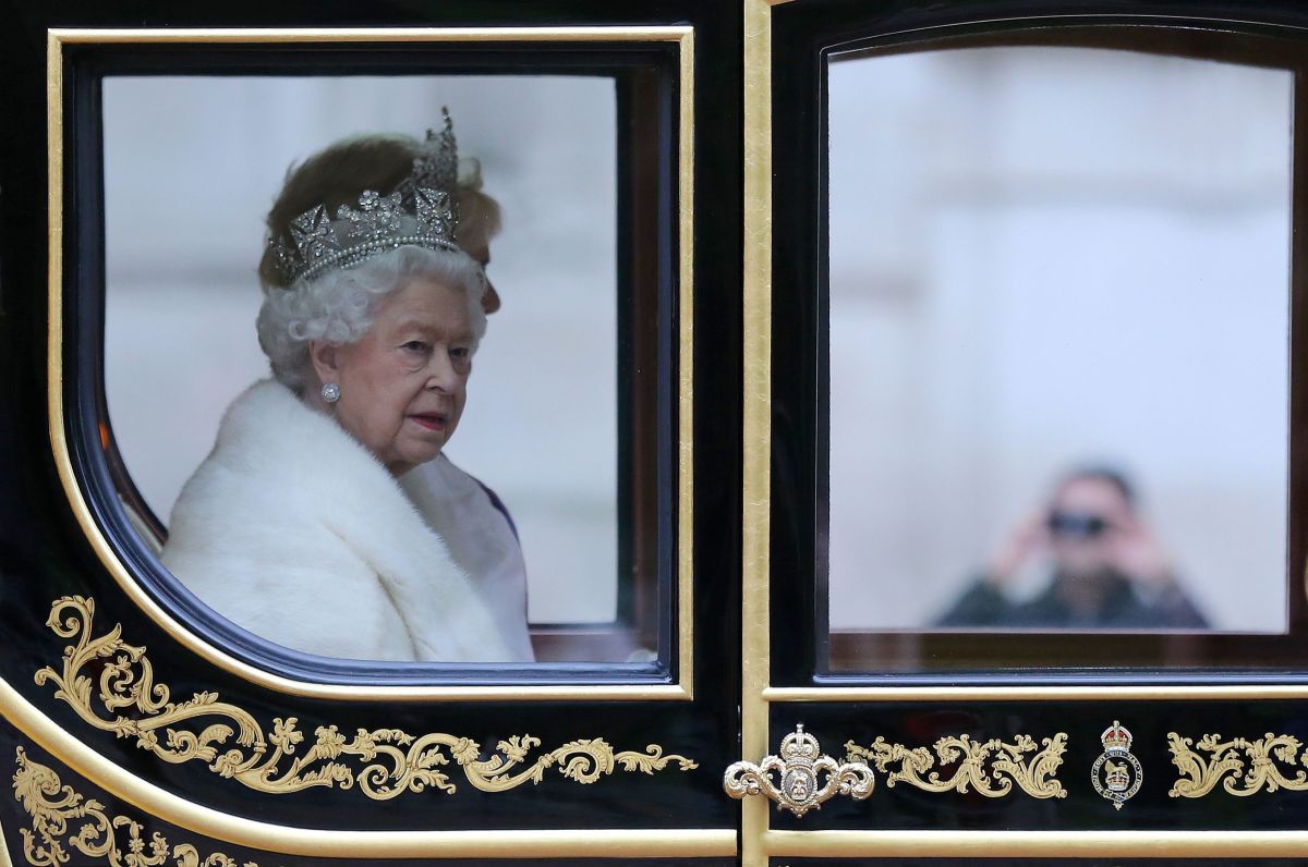 Reina Isabel II, en enero 2020