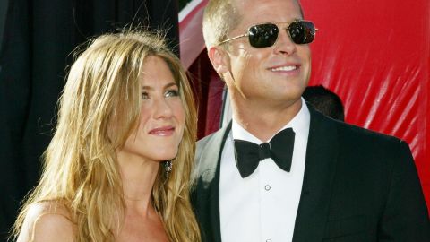 Jennifer Aniston y Brad Pitt.