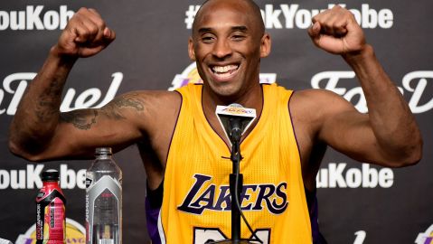 Kobe apoyó a México en el Mundial de 2014.