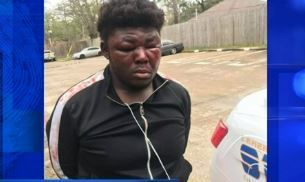 El sospechoso golpeado.