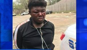 El sospechoso golpeado.