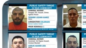 La agencia publicó ejemplos de decenas de inmigrantes liberados.