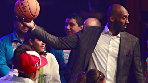 Ciudad de Mexico, 3 de Septiembre 2016. Kobe Bryant duranet la conferencia en el marco del evento Fundacion TELMEX, en el Auditorio Nacional. Foto:Imago7/Álvaro Paulin.