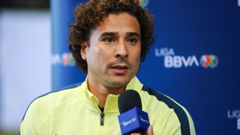 Ciudad de México, 28 de diciembre de 2019. Guillermo Ochoa , durante el día de medios previo a la final de vuelta del torneo Apertura 2019 de la Liga BBVA MX, entre Aguilas del América y Rayados del Monterrey, celebrado en el estadio Azteca. Foto: Imago7/