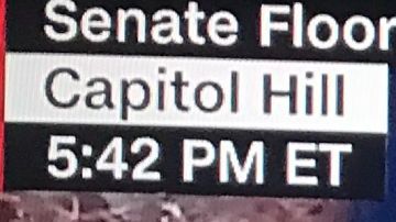 La captura de pantalla de CNN muestra el resultado final del voto.