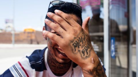 Saúl Martínez, 24 años, miembro de Los Bloods the South Central