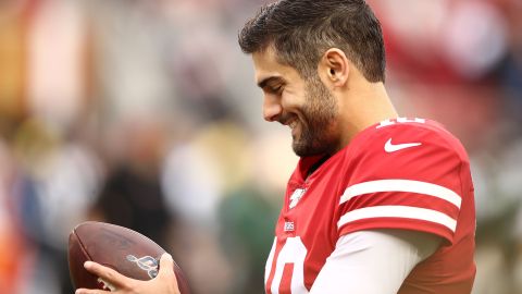 A sus 28 años, Jimmy Garoppolo llevó a los 49ers al Super Bowl.