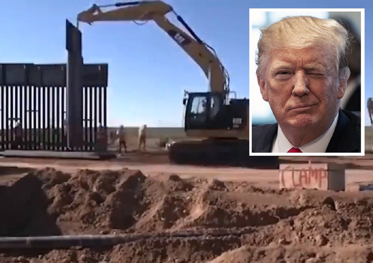 El presidente Trump pide acelerar el muro.