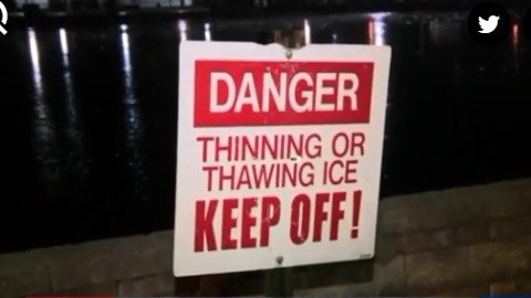 "Ningún hielo es hielo seguro", recuerda la policía