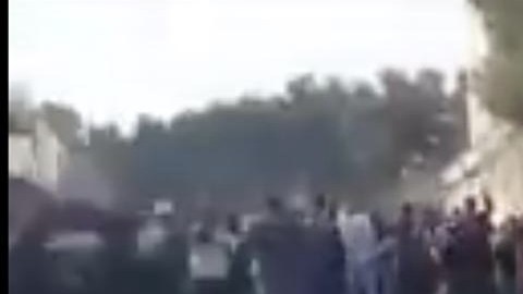 La manifestación en Irán.