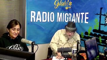 Radio Migrante en acción.