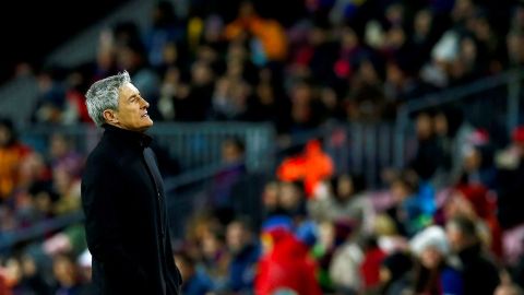 Quique Setién, nuevo técnico del FC Barcelona.