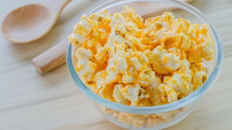 Las palomitas son un gran snack bajo en calorías y con un alto poder saciante.