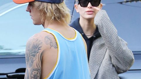 Justin Bieber junto a Hailey Baldwin.