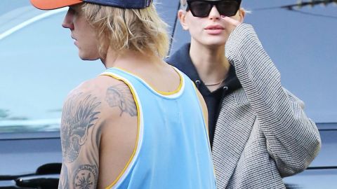Justin Bieber junto a Hailey Baldwin.