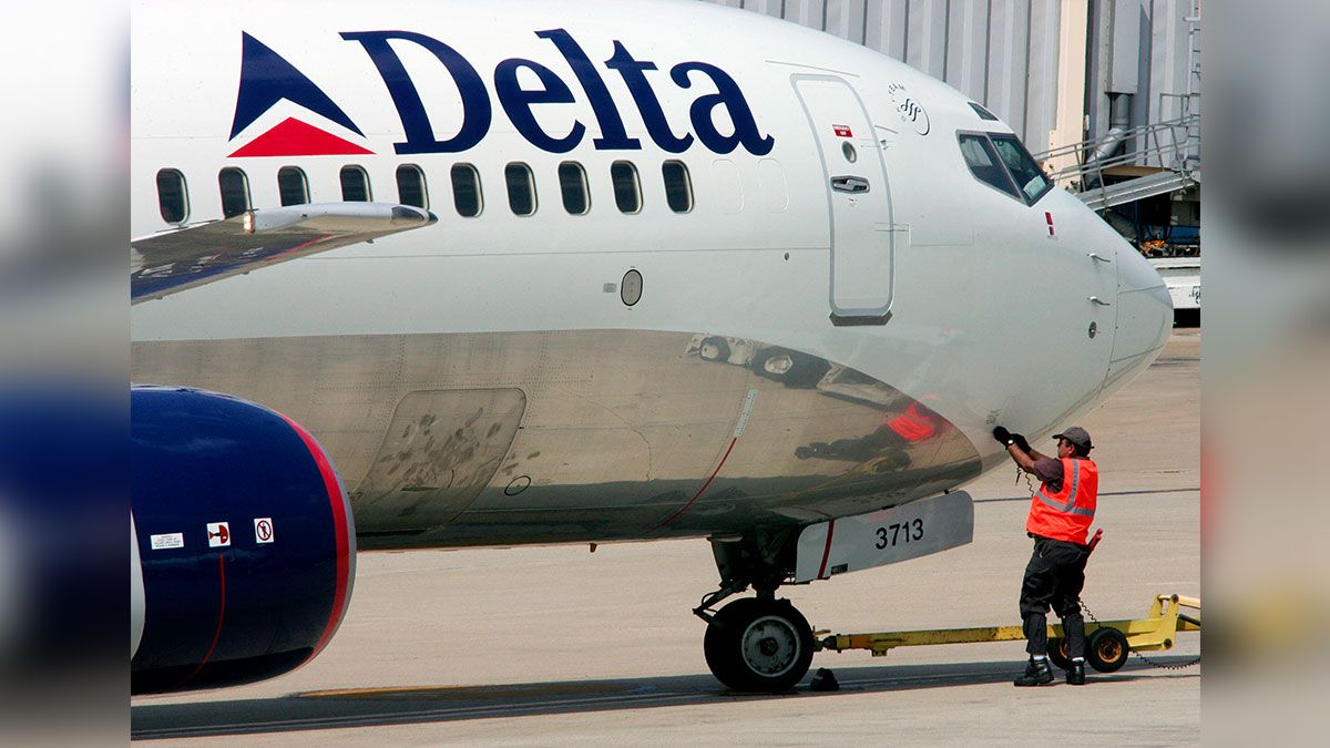 Un avión de Delta Airlines.