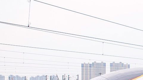 En la imagen, uno de los trenes bala que comúnmente se pueden ver en el país asiático.