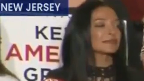 El presidente Trump acudió a un mitin en Nueva Jersey.