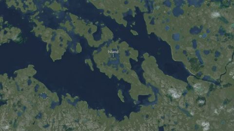 La isla en un lago, que está en una isla en un lago, que está en una isla en un lago, en Canadá.