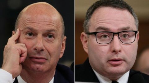 Gordon Sondland y Alexander Vindman fueron despedidos este viernes.