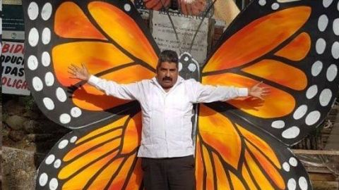 Homero Gómez fue un activo defensor de la mariposa monarca.