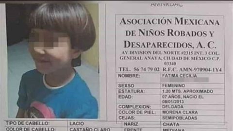 Fátima fue hallada muerta en bolsas de plástico.