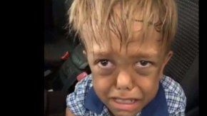 El pequeño Quaden es intimidado en la escuela.