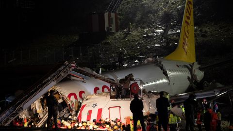 El accidente ocurrió en pleno aterrizaje.