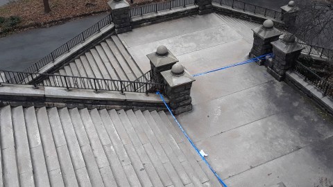 Escena del crimen en diciembre