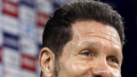 Diego "Cholo" Simeone, técnico del Atlético de Madrid.