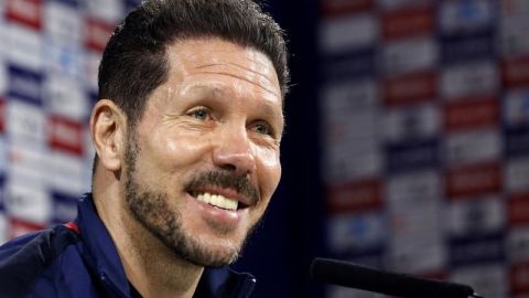 Diego "Cholo" Simeone, técnico del Atlético de Madrid.