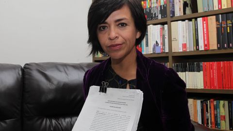 La periodista y escritora mexicana Anabel Hernández.