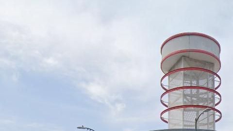 El simbólico edificio que hasta ahora ha ocupado la tienda de discos Amoeba, en Hollywood.