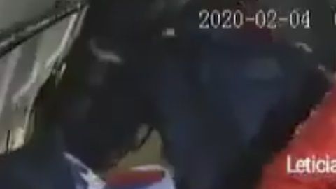 Asalto en transporte pública.