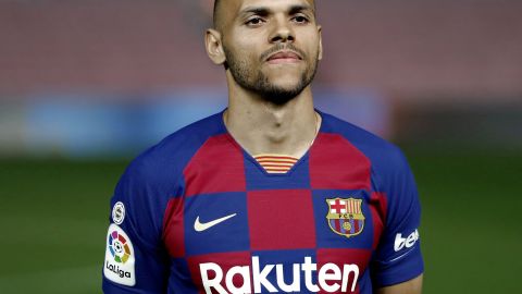 El nuevo delantero danés del Barcelona, Martin Braithwaite, proveniente del Club Deportivo Leganés