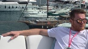 "Canelo" pasó un momento de diversión, previo al World Golf Championship México.