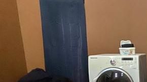 La "casa de seguridad" con 37 indocumentados.