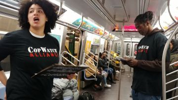 El fin de semana se desplegaron a los ‘CopWatch’ en el  Subway en El Bronx, Manhattan, Queens y Brooklyn.