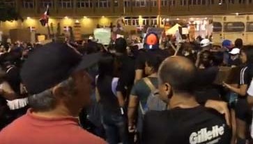 Protestas en Republica Dominicana