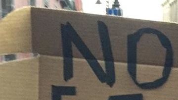 Protesta de feminostas.