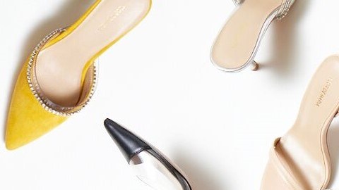 Algunos de los modelos de zapatos de tacón de Flor de María./ Cortesía