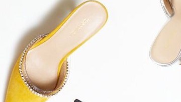 Algunos de los modelos de zapatos de tacón de Flor de María./ Cortesía