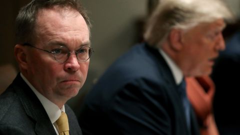 Mick Mulvaney es el jefe de Gabinete interino del presidente Trump.