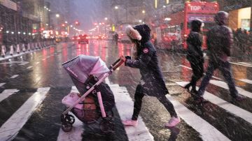 Lluvia y nieve en NYC, 2019.